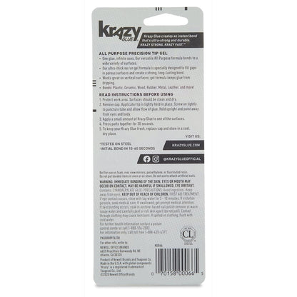 Krazy Glue Precision Tip Glue, Clear 6 Count