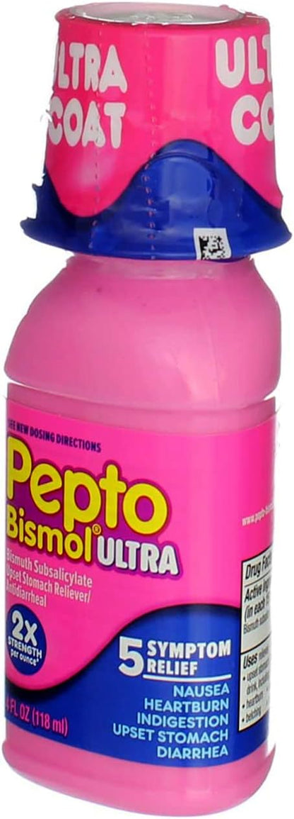 Pepto-Bismol Max Strength Liquid - 4 oz, Pack of 2