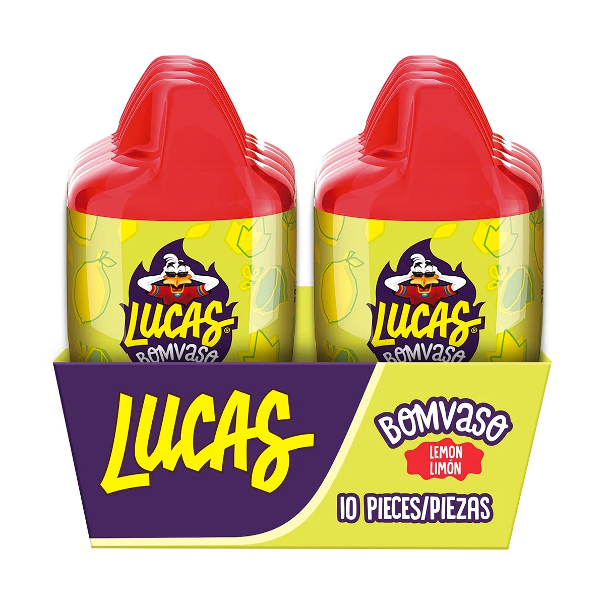 Lucas Bomvaso Lemon, 1.06 oz, 10 Packages
