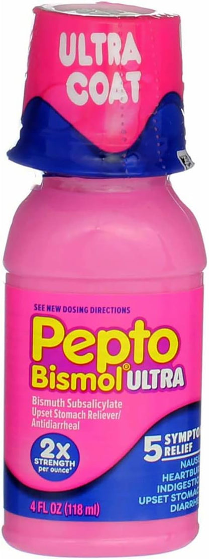 Pepto-Bismol Max Strength Liquid - 4 oz, Pack of 2