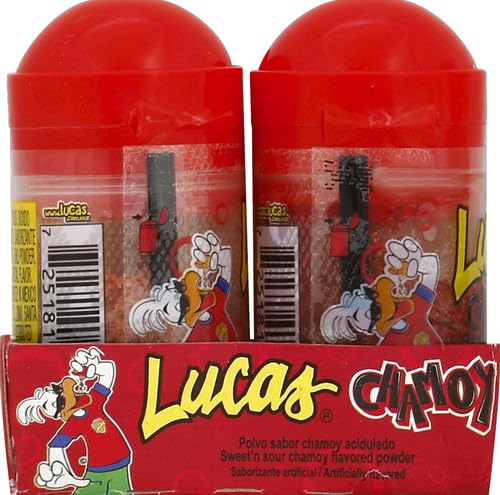 Lucas Chamoy Sweet and Sour Chamoy Flavored Powder, 0.71 Ounce (Pack of 4)