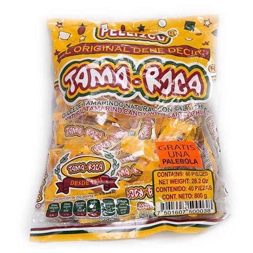 TAMA-ROCA Pellizco 800 gr. 40 Piezas | Tamarind Candy Hot & Salted 28.2 oz.