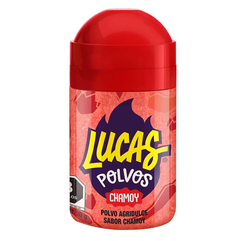 Lucas Chamoy Sweet and Sour Chamoy Flavored Powder, 0.71 Ounce (Pack of 4)