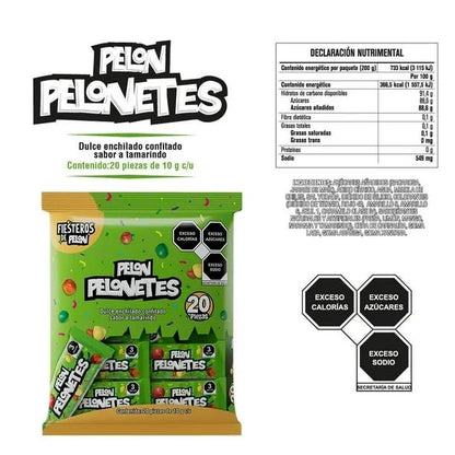Pelon Pelonetes Mexican Candy 20 Pieces