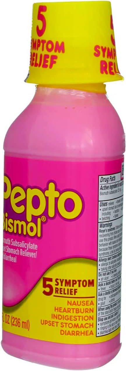 Pepto-Bismol Liquid Original - 8 oz, Pack of 2