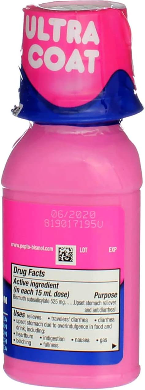 Pepto-Bismol Max Strength Liquid - 4 oz, Pack of 2