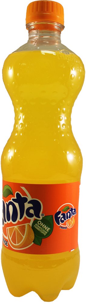 European Fanta Orange Soda Case of Bottles 12 x 500 ml