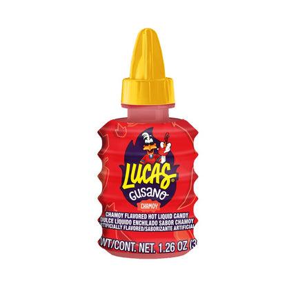 Lucas Chamoy Flavored Hot Liquid Candy, Gusano, 10 Pieces, 1.26 Ounces (Pack Of 10)