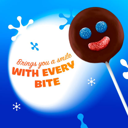 Ricolino Mini Paleta Payaso Chocolate Covered Marshmallow Lollipop (15 Count) -Coated Marshmallows Lollipops - Mexican Suckers, Hispanic Perfect for Birthdays, Gifts, and More