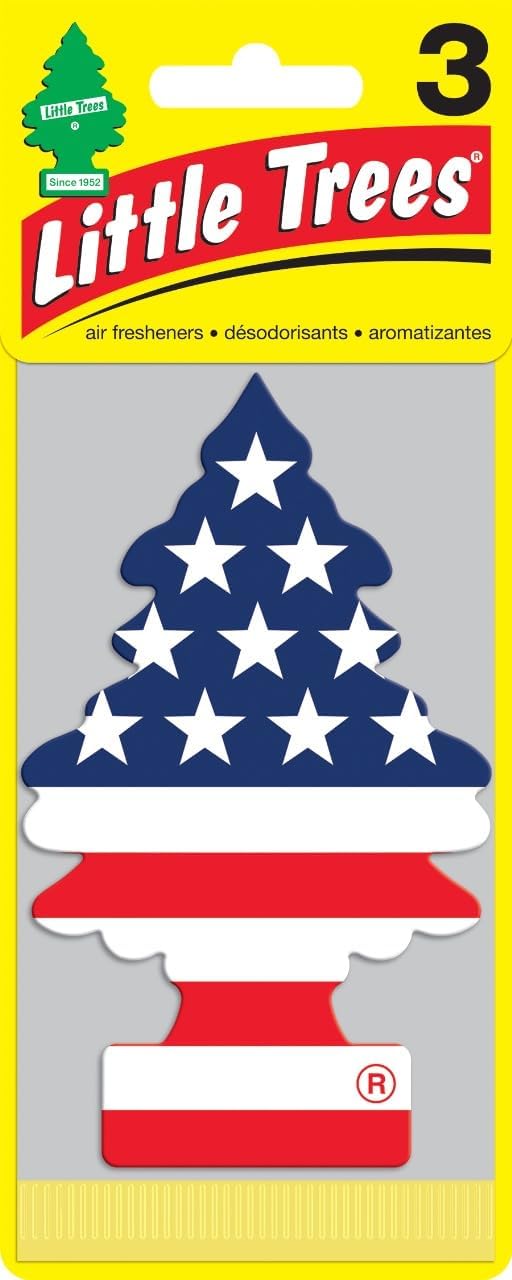 LITTLE TREES Car Air Freshener | Hanging Paper Tree for Home or Car | Vanilla Pride | Single Pack