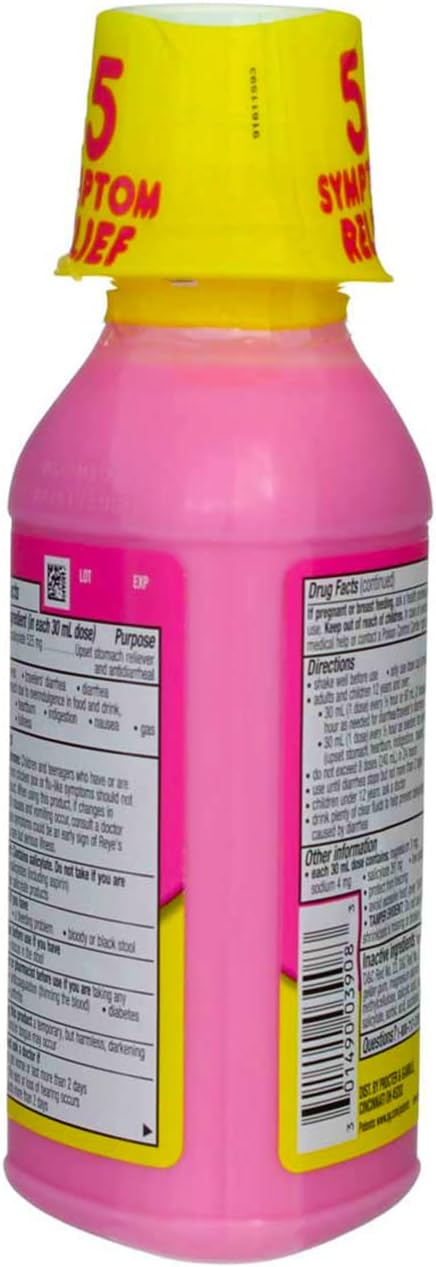 Pepto-Bismol Liquid Original - 8 oz, Pack of 2
