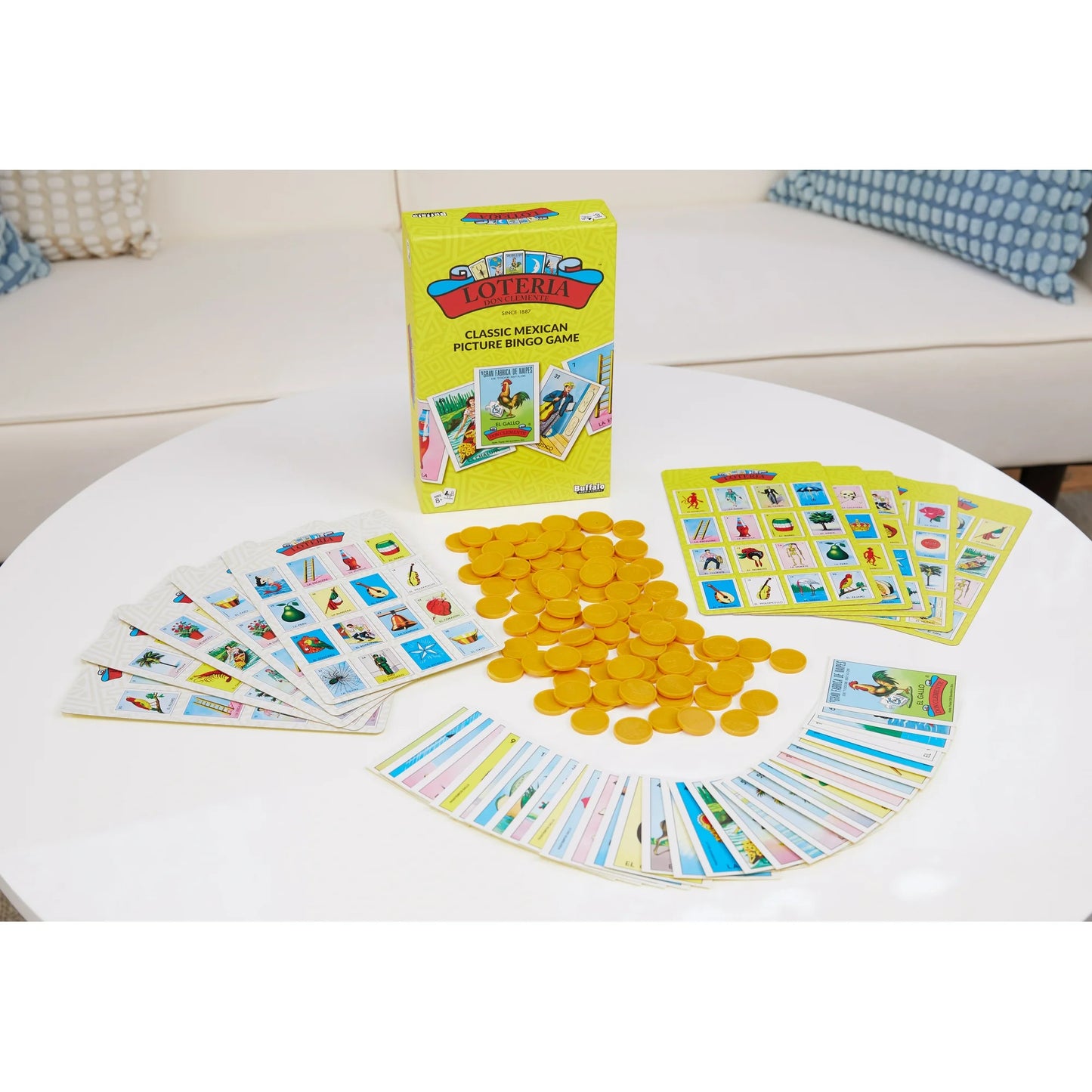 Loteria – Classic Family Mexican Picture Bingo Board Game for Ages 8 and up, by Buffalo Games