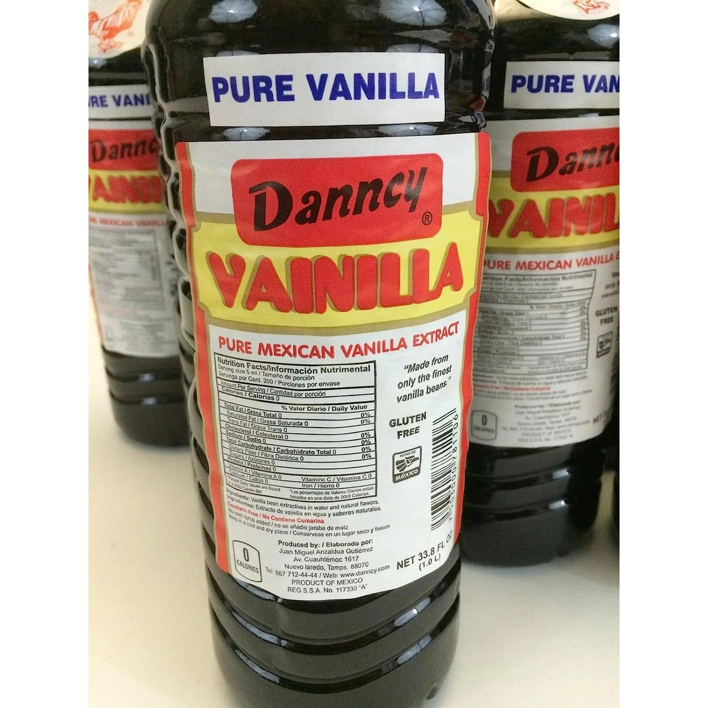 Danncy Dark Pure Mexican Vanilla Extract 12 pack