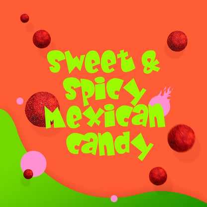 Dulces Vero Vero Pica Sandia Chili Watermelon Flavor Gummy Mexican Candy,100 Pieces,1 LB,5.15 OZ