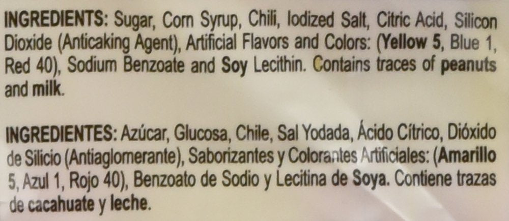 Vero Mango Lollipops Coated with Chili Powder, Hot and Sweet Candy Treat, Artificially Flavored, Net Wt. 5.6 Ounces, 10 Count Bag (Pack of 5)