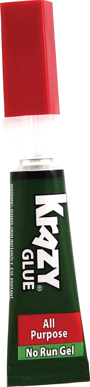 Krazy Glue KG86648R All Purpose Krazy Glue Instant Gel, 0.07 oz, 2 Grams