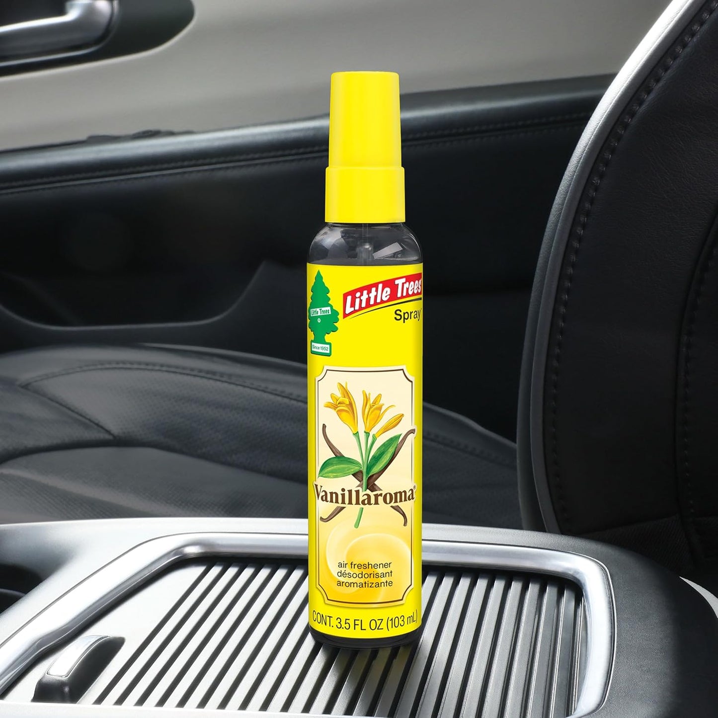 LITTLE TREES Car Air Freshener | Spray Provides a Long-Lasting Scent for Auto or Home | On-the-go Freshness | Vanillaroma, 6 Air Fresheners