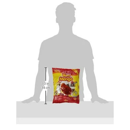Vero Mango Flavored Lollipops Covered in Chili Powder 40 Count Bag (Pack of 2 - Net Wt. 22.4 Ounces Each) - Individually Wrapped Mexican Candy for PiÃ±atas, Halloween, and More