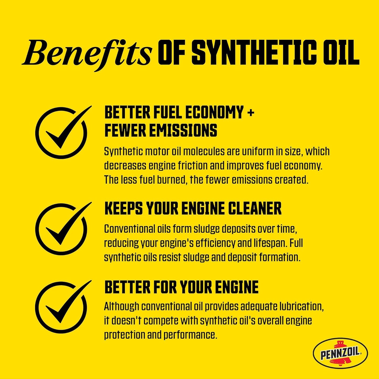 Pennzoil Platinum Full Synthetic 5W-30 Motor Oil (1-Quart, Case of 6)