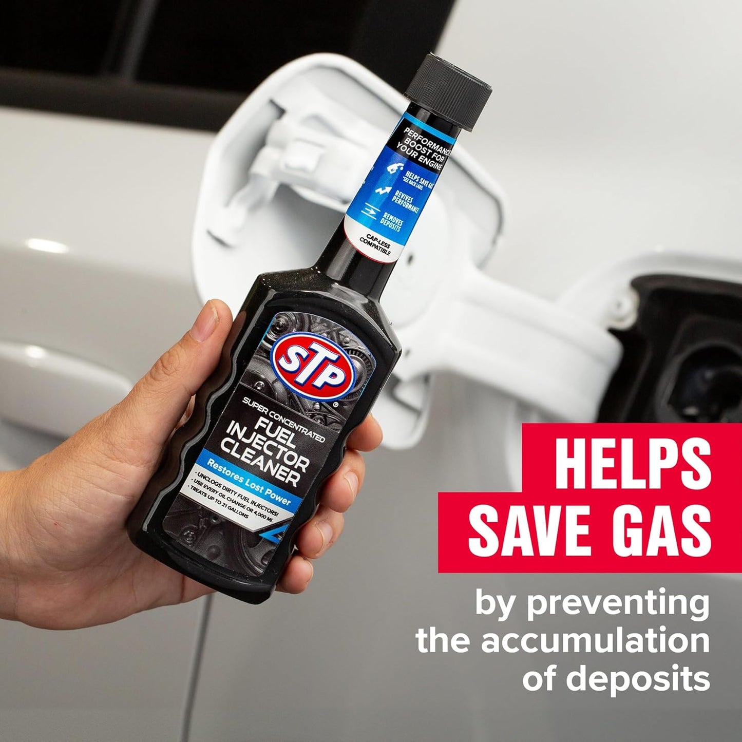 STP Fuel Injector Cleaner, Super Concentrated, Bottles, 5.25 Fl Oz, Pack of 12