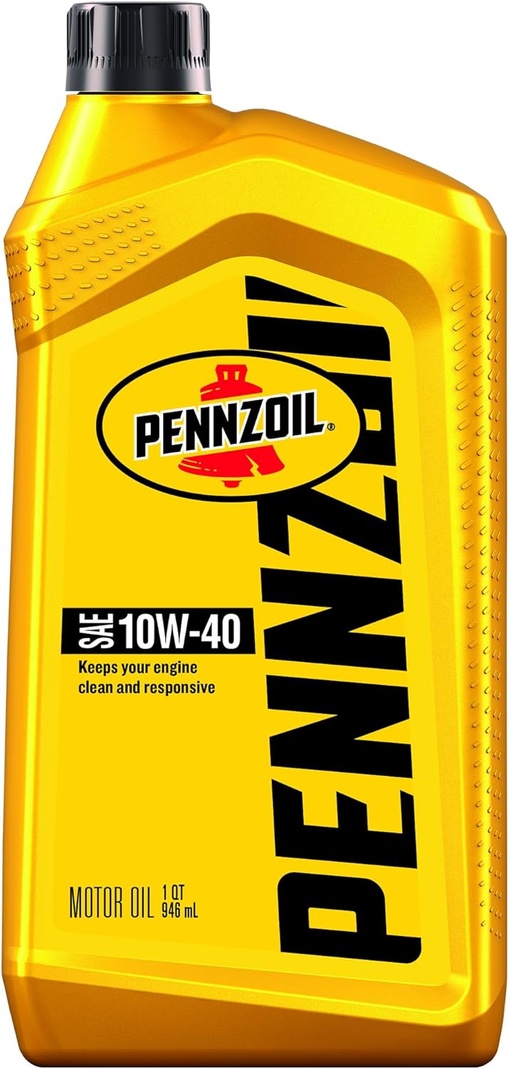 Pennzoil Motor Oil 10W-40 Motor Oil, 1 Quart