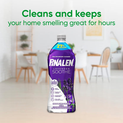 PINALEN Max Aromas Multipurpose Cleaner - Lavender Soothe Scent - 28 fl oz - All Purpose Cleaner for Kitchen, Bathroom, Floors & Surfaces