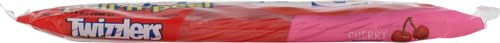TWIZZLERS PULL 'N' PEEL Cherry Flavored Licorice Style, Low Fat Candy Bag, 14 oz (Pack of 3)