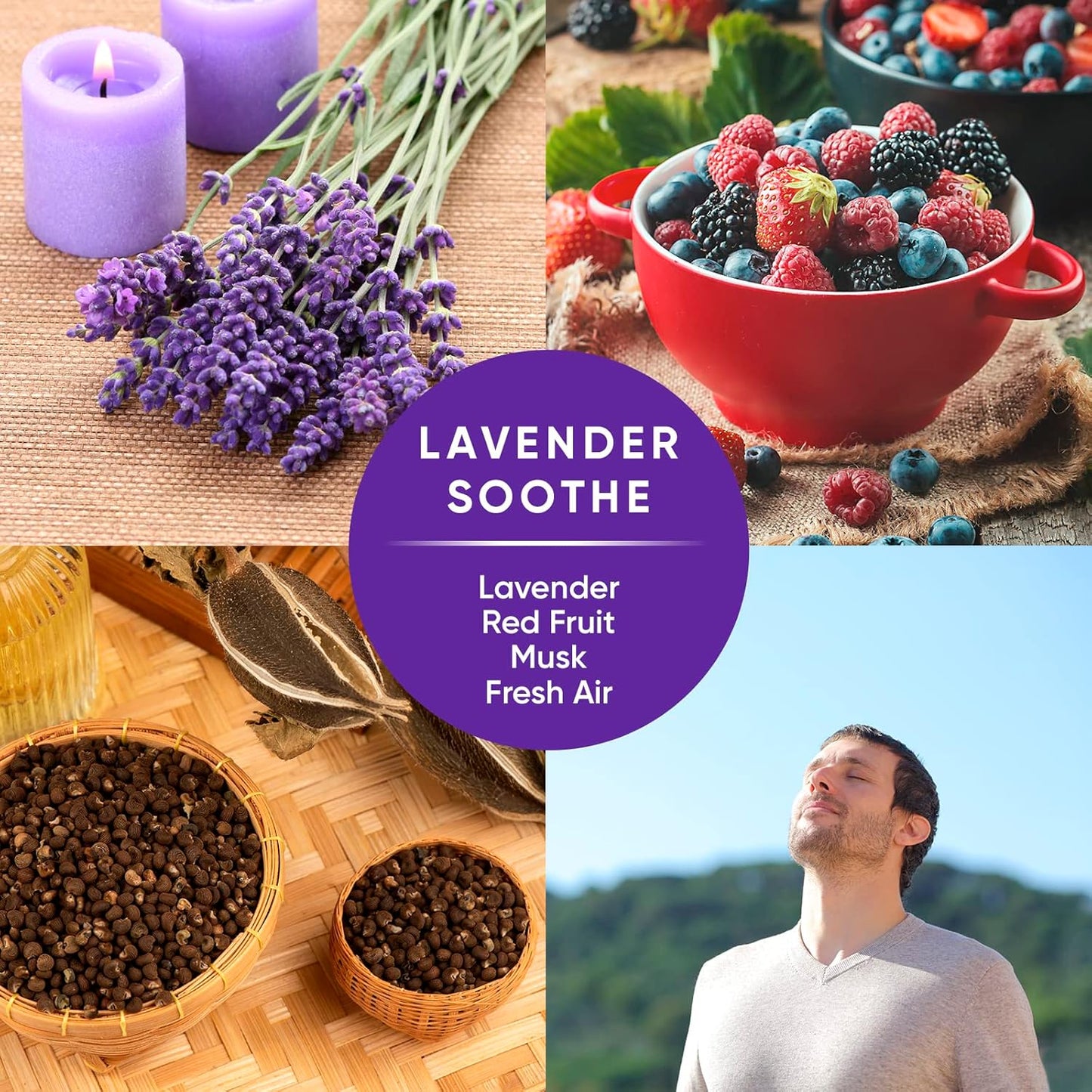 PINALEN Max Aromas Multipurpose Cleaner - Lavender Soothe Scent - 28 fl oz - All Purpose Cleaner for Kitchen, Bathroom, Floors & Surfaces