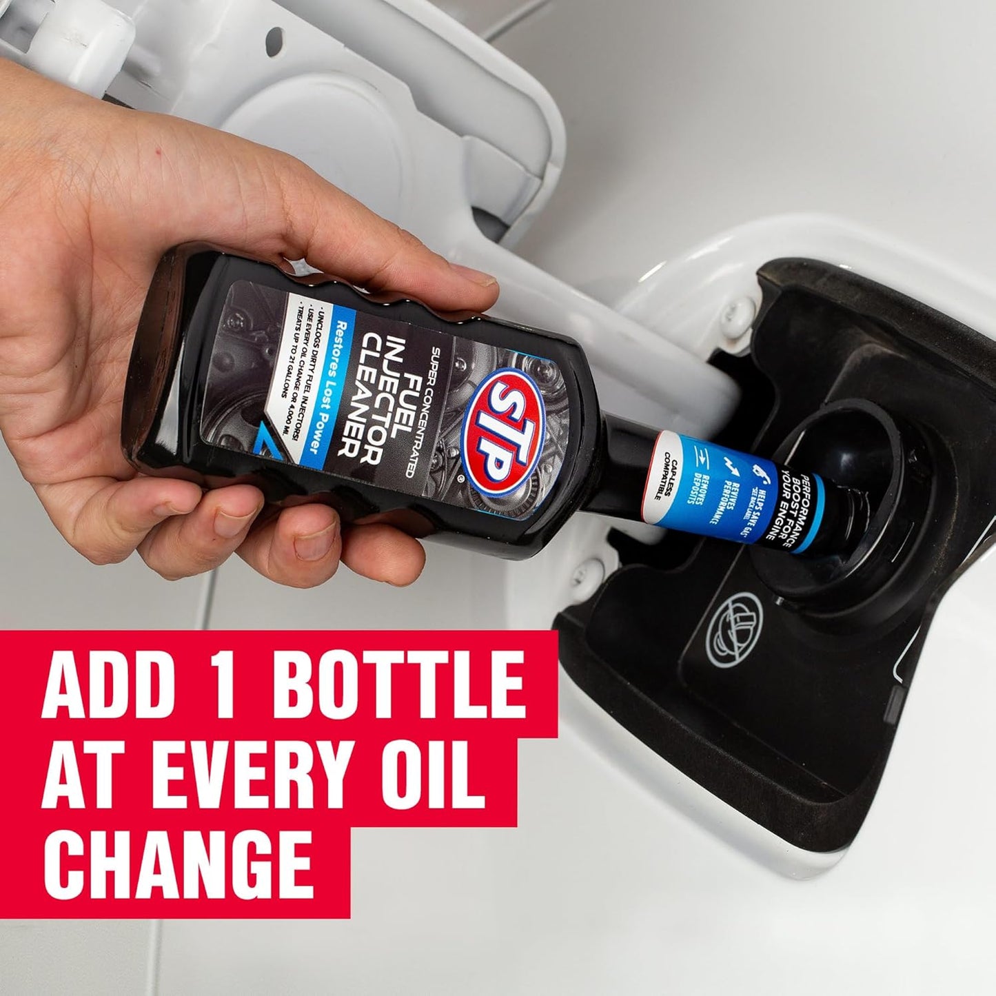 STP Fuel Injector Cleaner, Super Concentrated, Bottles, 5.25 Fl Oz, Pack of 12