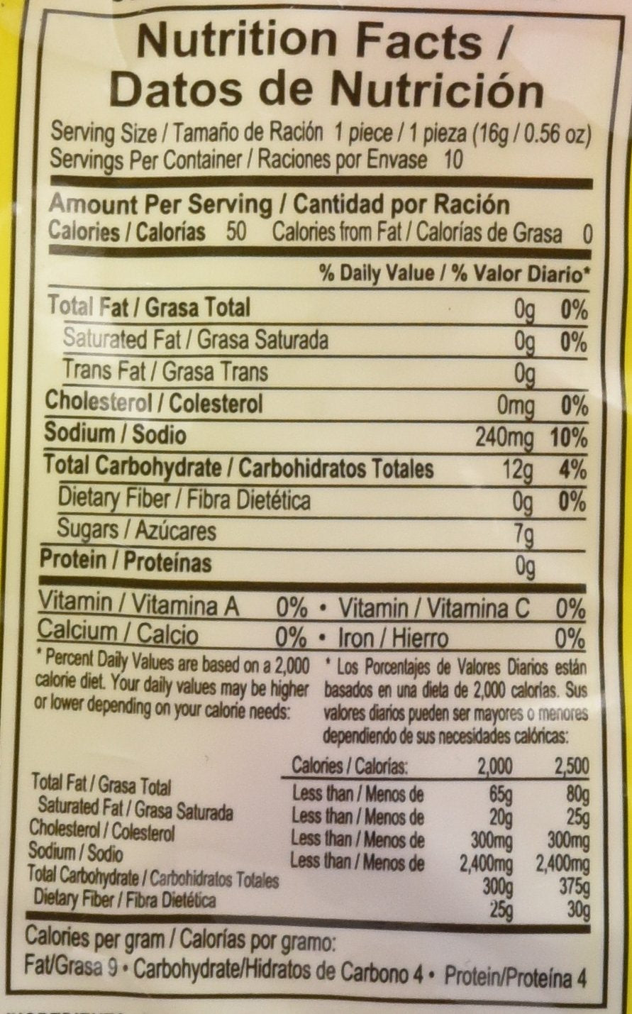 Vero Mango Lollipops Coated with Chili Powder, Hot and Sweet Candy Treat, Artificially Flavored, Net Wt. 5.6 Ounces, 10 Count Bag (Pack of 5)