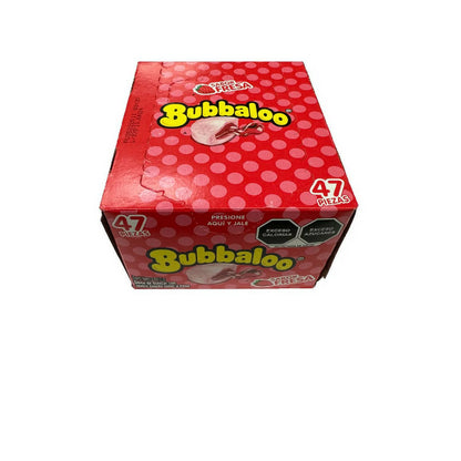 Bubbaloo Chewing Gum Strawberry 47pcs (Mexico)