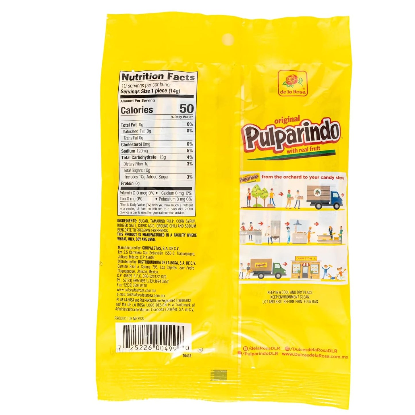 De la Rosa Pulparindots 12 ct (Chamoy)