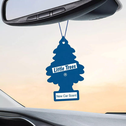 LITTLE TREES Car Air Freshener | Hanging Paper Tree for Home or Car | New Car Scent | 2 Pack