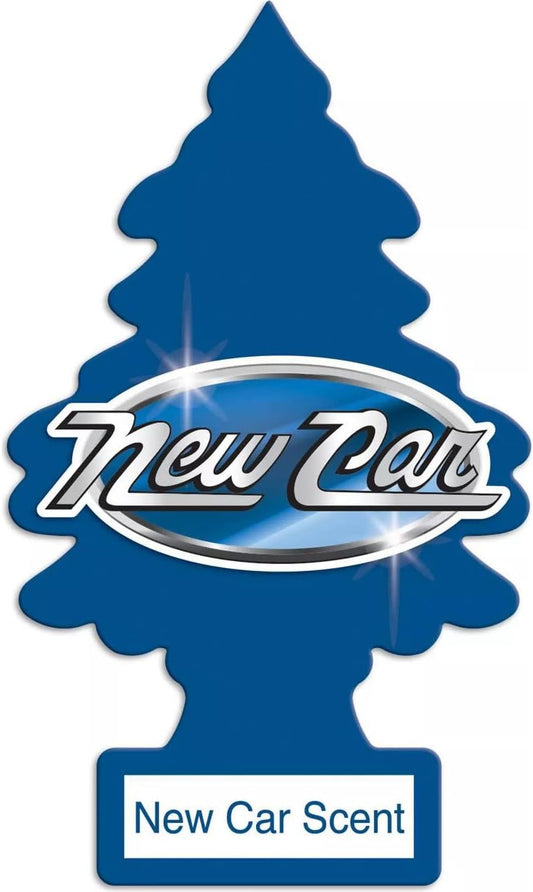 LITTLE TREES Car Air Freshener | Hanging Paper Tree for Home or Car | New Car Scent | 2 Pack