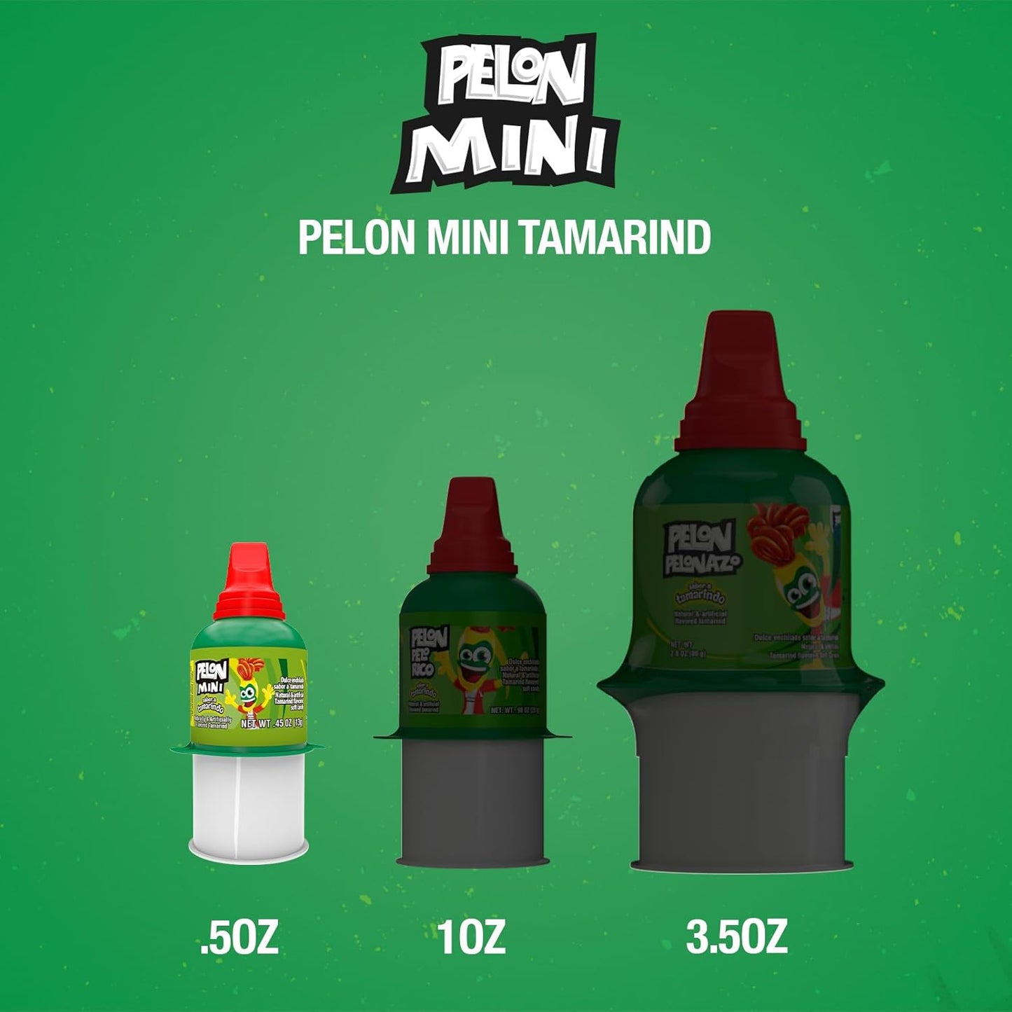 Pelon Pelo Rico Mini Tamarind Candy, 0.45 oz (Pack of 36)