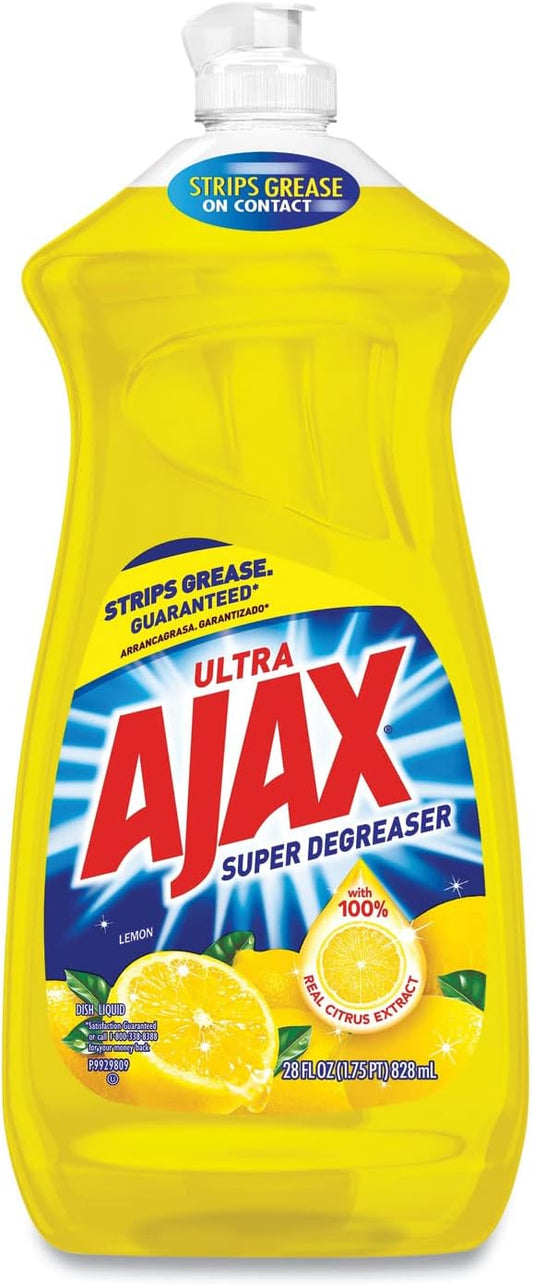 AJAX DISH LQD LEMON 28OZ