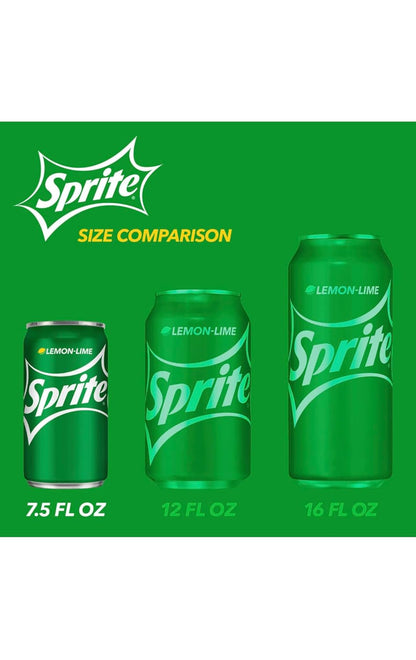 Sprite Mini-Cans, 7.5 fl oz (Pack of 24) by Sprite