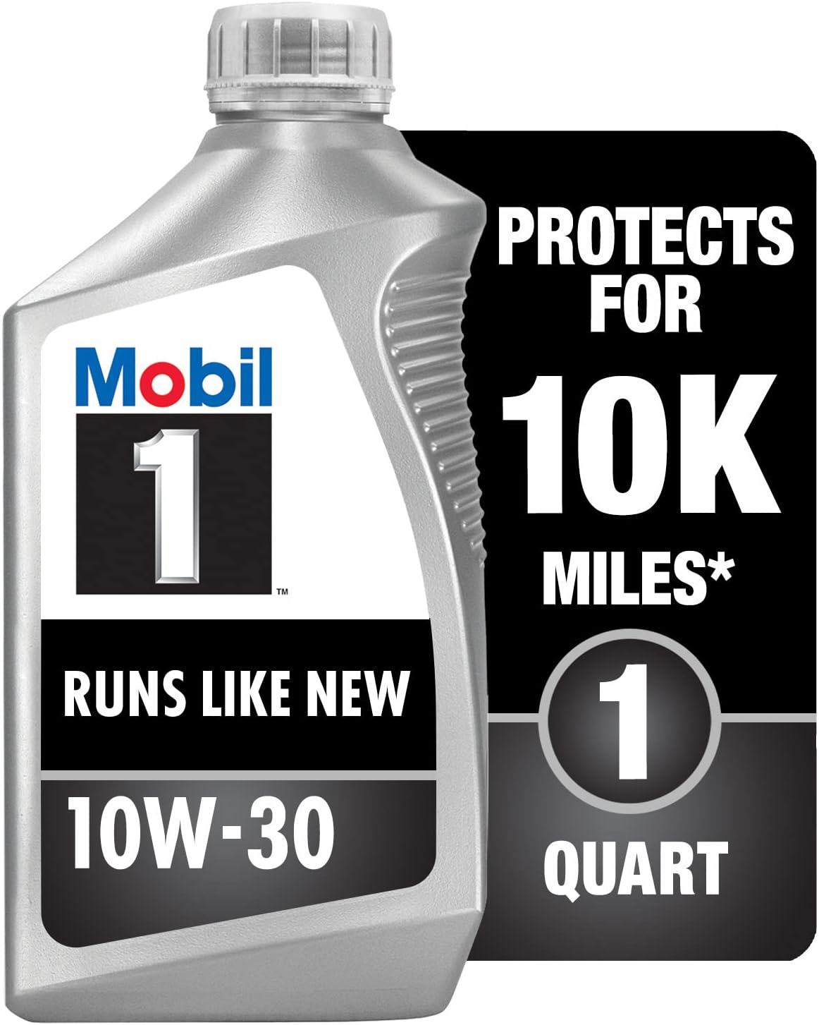 Mobil 1 Advanced Full Synthetic Motor Oil 10W-30, 1 Quart (Pack of 6)