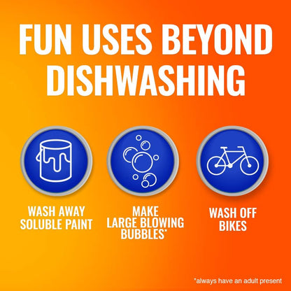 Ajax Triple-Action Dishwashing Liquid, 52 Oz, Orange (Pack of 4)