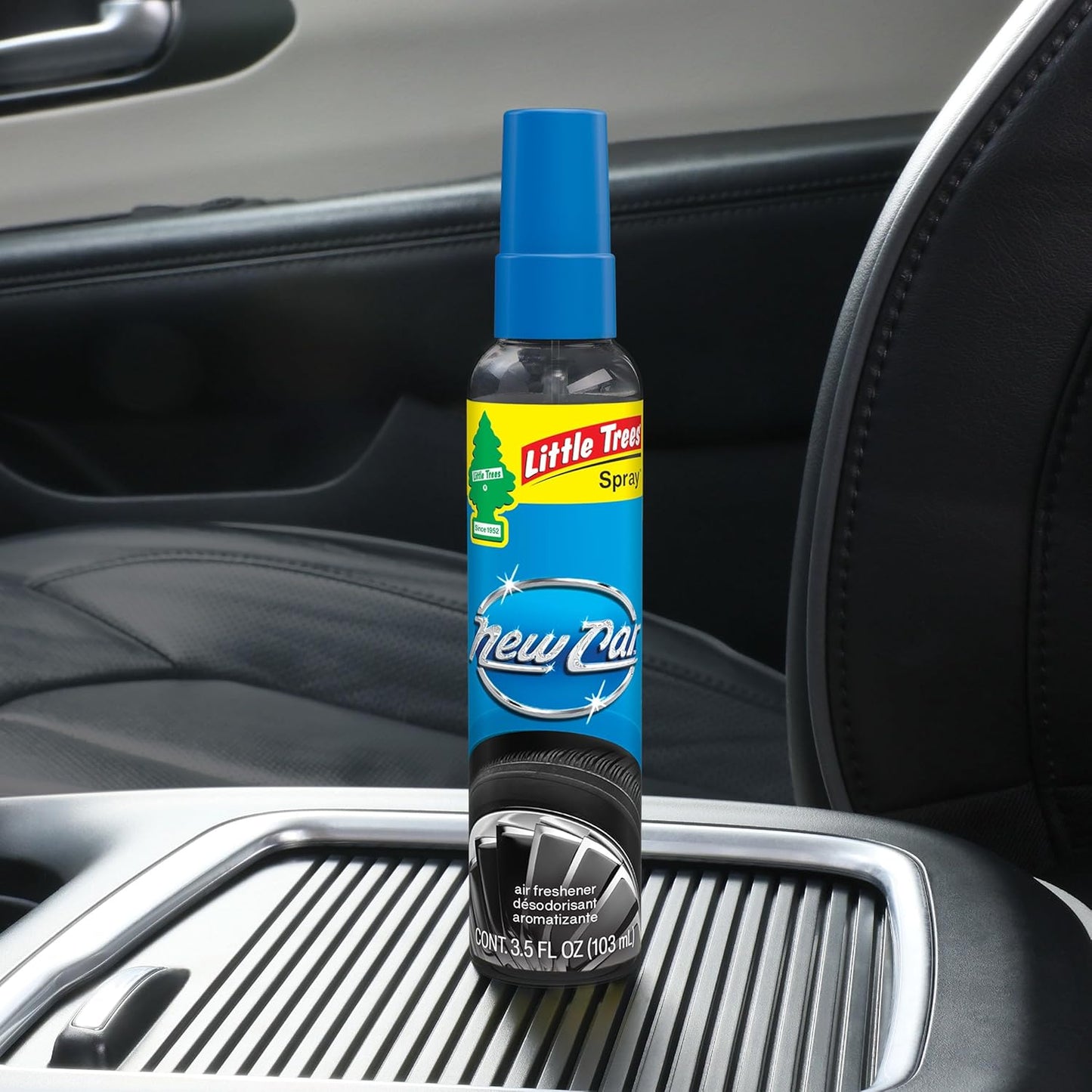 LITTLE TREES Car Air Freshener | Spray Provides a Long-Lasting Scent for Auto or Home | On-the-go Freshness | New Car Scent, 6 Air Fresheners
