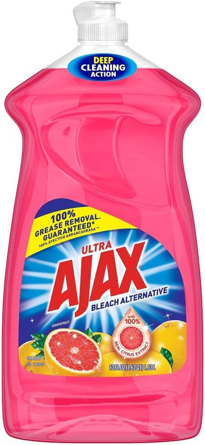 Ajax Bleach Alternative Grapefruit Dish Liquid, 52 fl oz (1)