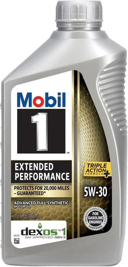 Mobil 1 98KE65 5W-30 Extended Performance Synthetic Motor Oil 1 Quart
