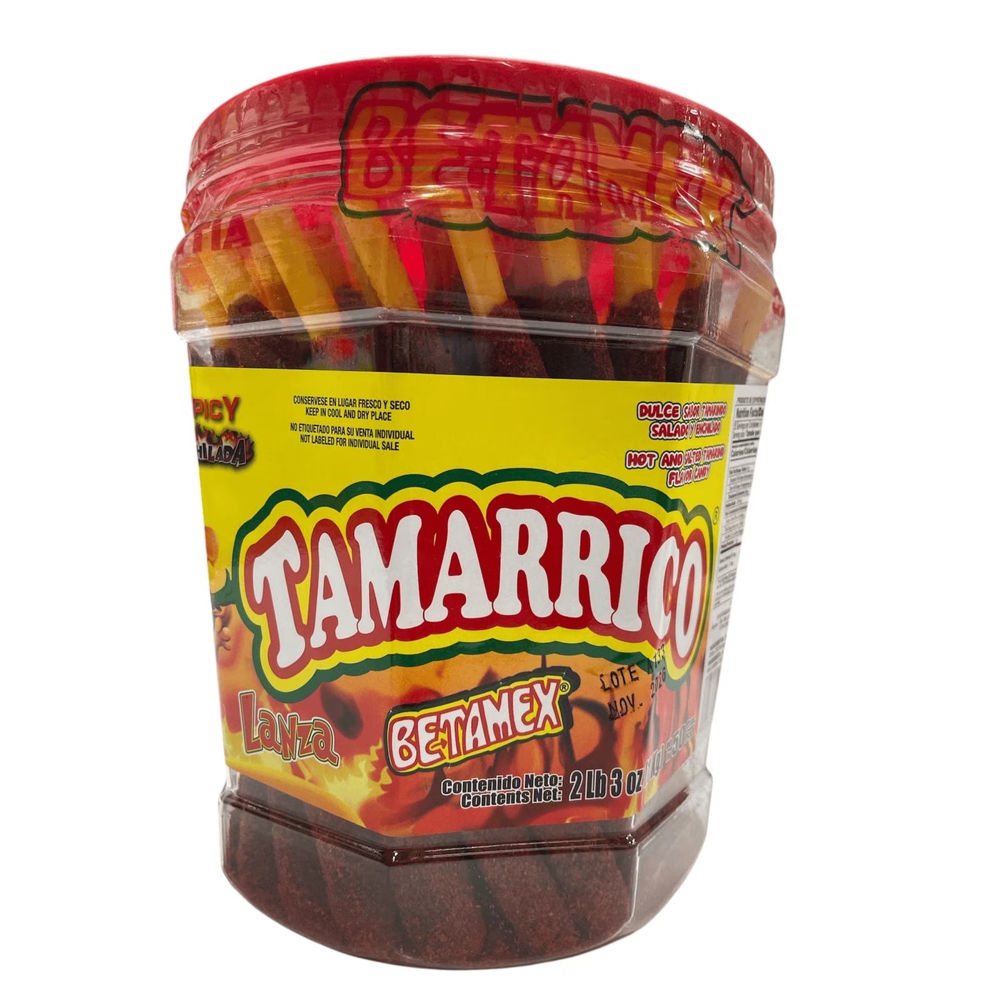 Betamex- Tamarrico, Hot And Salted Tamarind Flavor Candy ( Spicy Enchilada)