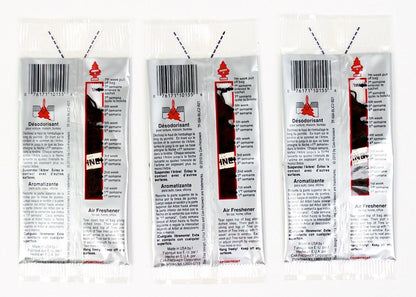 LITTLE TREES Car Air Freshener | Hanging Paper Tree for Home or Car | Black Ice | 10 Pack