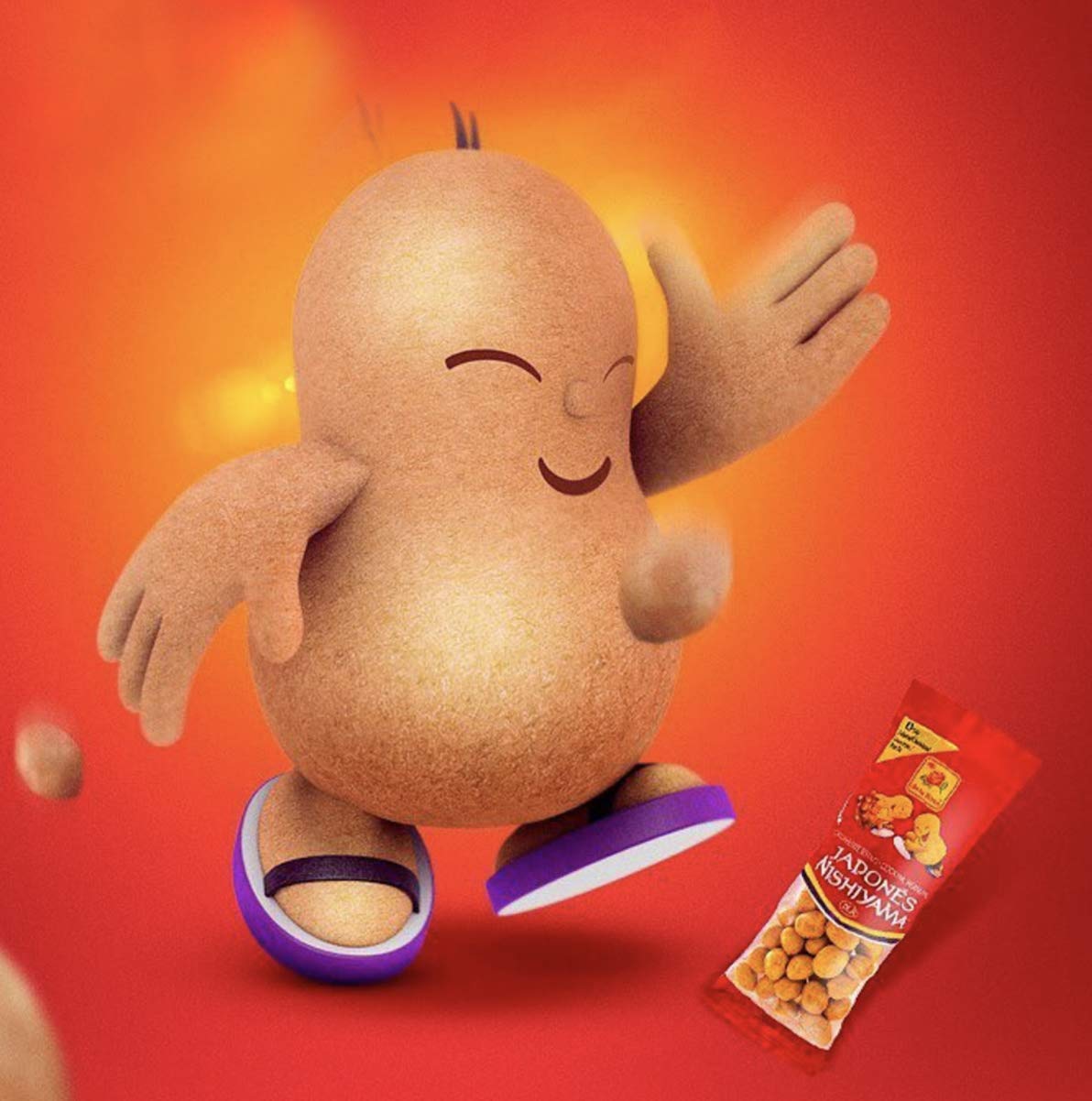 Cacahuate De La Rosa Estilo Japones Cocktail Japanese Peanuts 6 pockets (6 pckts) 2 Lbs