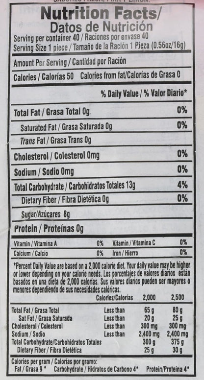 Vero Semaforo Lillipops 40 Units Bag of 22.6 Oz