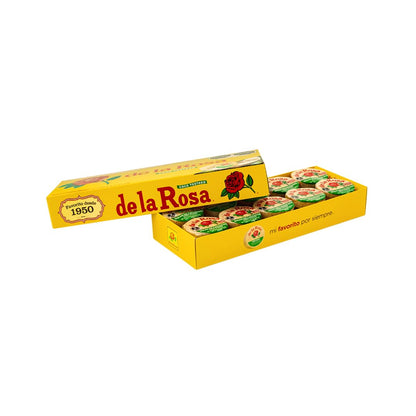 Mazapan Toasted Coconut De La Rosa (30 Pieces) 630 grams the traditional and classical well know Marzipan with a tropical twist Mexican candy fancy snacks soft tasty delicious