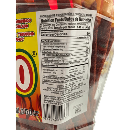 Betamex- Tamarrico, Hot And Salted Tamarind Flavor Candy ( Spicy Enchilada)
