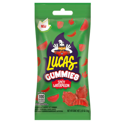 Lucas Spicy Gummies Watermelon KEF28 Flavored 12 pack, 29.6OZ