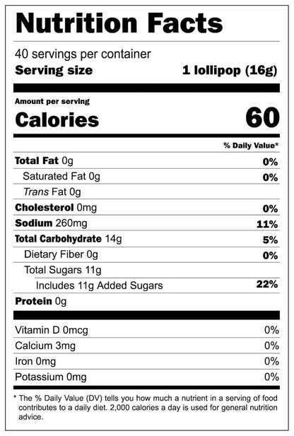 Vero Elotes Strawberry Flavored Lollipops Coated with Chili Powder 40 Count Bag (Net Wt. 22.4 Ounces) - Corn Shaped Mexican Candy - Individually Wrapped Lollipops for Piñatas, Halloween, and More.